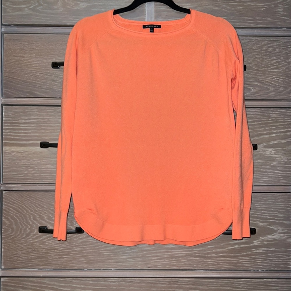 Staccato Bright Coral Orange Sweater